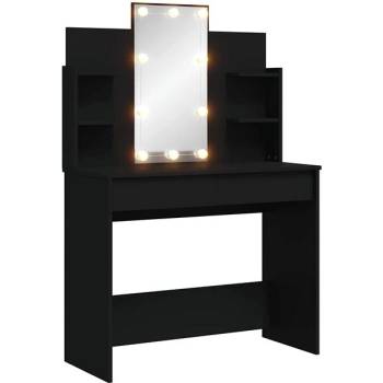 Nábytek XL s LED osvětlením 837893 černý