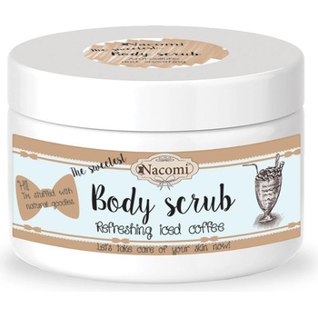 Nacomi tělový peeling cukrový ledová káva 200 g
