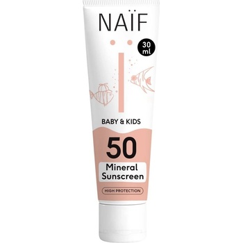 Naif ochranný krém na opalování SPF50 pro děti a miminka 30 ml