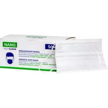 NANO MED CLEAN zdravotnická rouška 50 ks