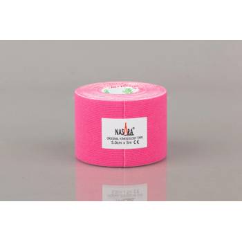 Nasara tejp růžová 5 cm x 5 m