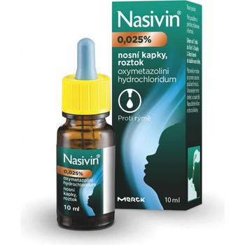 NASIVIN 0,025% 0,25MG/ML NAS GTT SOL 10ML