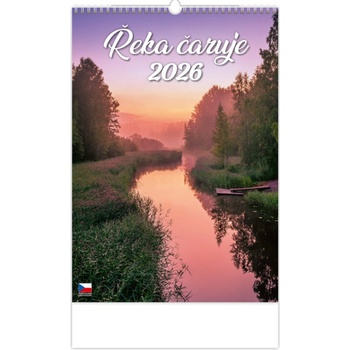 Nástěnný Helma Řeka čaruje 2026