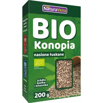 NATURAVENA SEMENA KONOPÍ LOUPANÉ BIO 200 g
