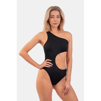 Nebbia Asymmetric monokini na jedno rameno 459 černá