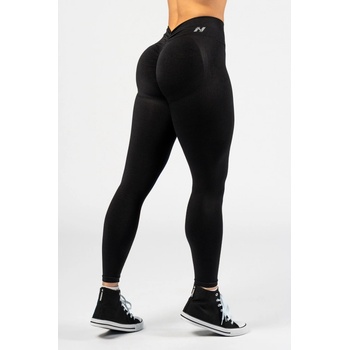 Nebbia Bezešvé legíny s vysokým pasem MAXIMUM PUSH-UP 302 black