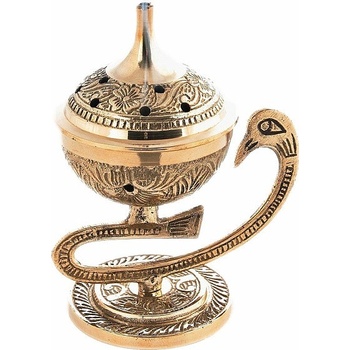 Nefertitis Kadidelnice mosazná Labuť NF15354 - výška 12 cm