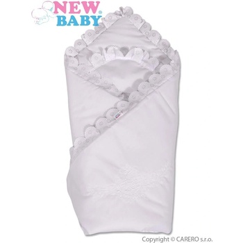 New Baby Bavlněná zavinovačka s krajkou