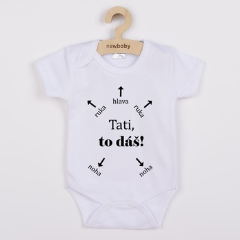 NEW BABY Body s potiskem New Baby Tati to dáš!