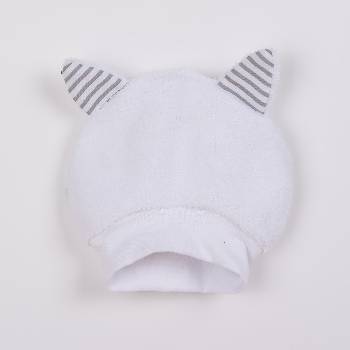 NEW BABY Luxusní dětská zimní čepička s oušky New Baby Snowy collection bílá