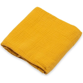 New Baby Mušelínová přikrývka mustard