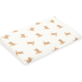 New Baby Mušelínový potah na kojenecký polštář klín STANDARD bear