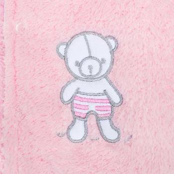 New Baby zimní kabátek Nice Bear růžová
