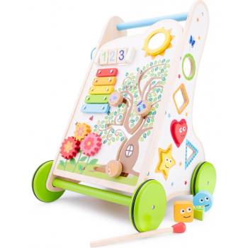 New Classic Toys Dřevěné chodítko plné aktivit