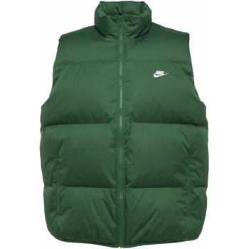 Nike CLUB PUFFER pánská vesta tmavě zelená