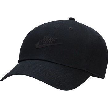 Nike Club Unstructured Futura Wash Cap black/black