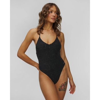 Nike dámské Monokiny Swim Retro Flow Terry Terry černé