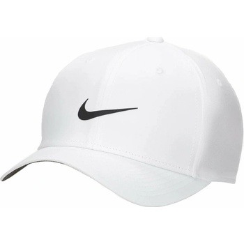 Nike Dri-Fit Club Structured Swoosh Cap white/black