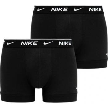 Nike Everyday Cotton Stretch Trunk 2P Černý