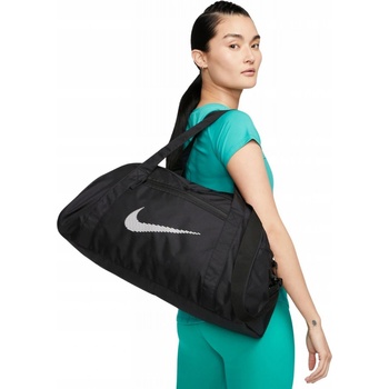 Nike Gym Club Duffel Bag Black/Black/White 24 L