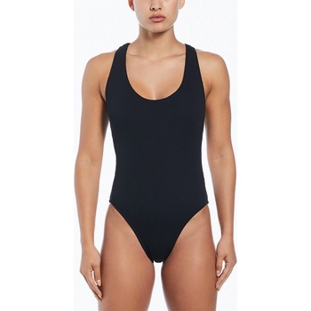 Nike jednodílné dámské plavky Swim Elevated Essential Pucker Crossback černé