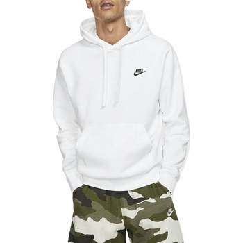 NIKE M NSW CLUB Hoodie PO BB BV2654-100 bílá