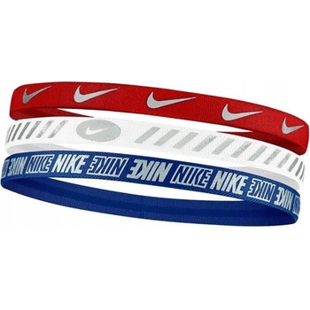 Nike Metallic Hairbands 3.0 3P university red/white/game royal