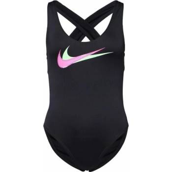 Nike Multi Logo dámské jednodílné plavky černá