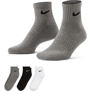 Nike ponožky Everyday Cushioned Training Ankle Socks 3 Pairs sx7667-964