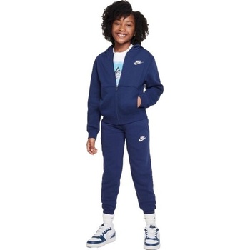 Nike SPORTSWEAR CLUB FLEECE chlapecká tepláková souprava tmavě modrá