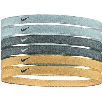 Nike Swoosh Sport Headbands 6P Šedý Vícebarevný