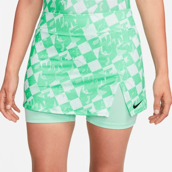 Nike tenisová sukně Dri fit victory printed zelená