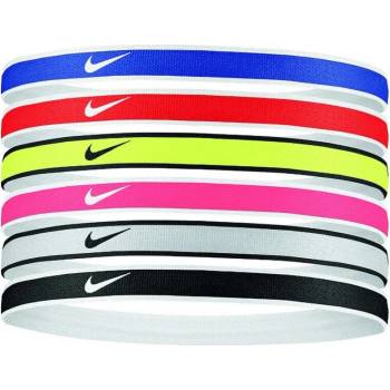 Nike Tipped Swoosh Sport Headbands 6PK 2.0 Vícebarevný
