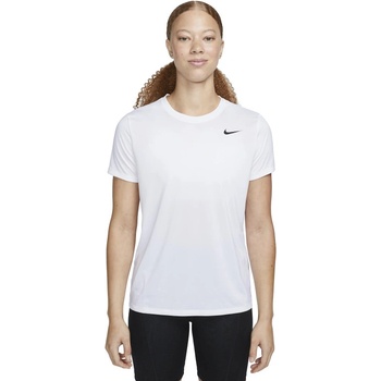 NIKE W NK DF RLGD SS TEE 100 WHITE/BLACK