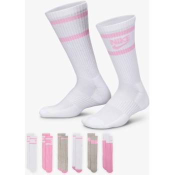 Nike Y Everyday Csh Crew 6P dětské ponožky šedá