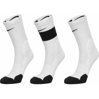Nike Y NK ELITE CREW 3PR dětské ponožky bílá