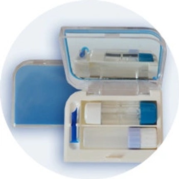 Ningbo Kaida pouzdro na kontaktní čočky tvrdé sestava