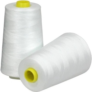 Nit LEON polyesterová 120, 5000Y, odstín 0100, bílá