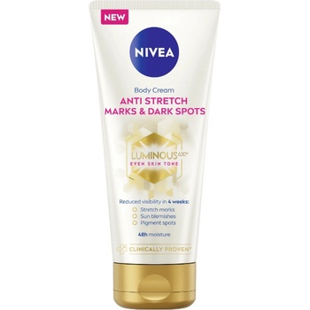 Nivea Luminous 630 Anti Stretch Marks & Anti Spots tělový krém proti striím 200 ml
