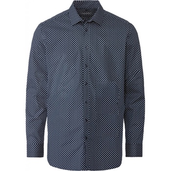 Nobel League pánská business košile Super slim fit vzor/modrá