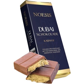 Noesis Dubajská čokoláda s pistáciovým krémem 100 g