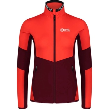 Nordblanc dámská powerfleecová mikina LYRA NBSFL8016 ORANŽOVÝ INKOUST