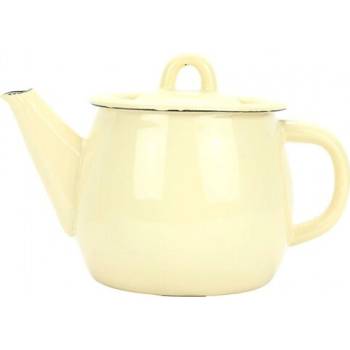 Novomoskovskaya posuda Smaltovaná konvice krémová 1 l