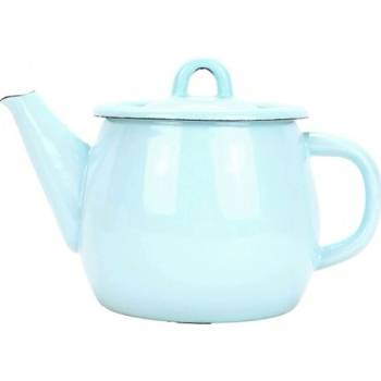 Novomoskovskaya posuda Smaltovaná konvice tyrkysová 1 l