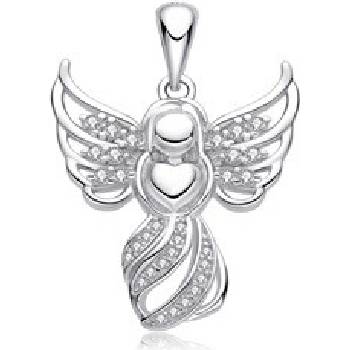 Nubis Stříbrný přívěsek andílek NB-4491