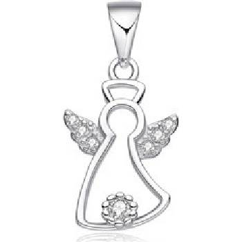 Nubis Stříbrný přívěsek andílek NB-4493
