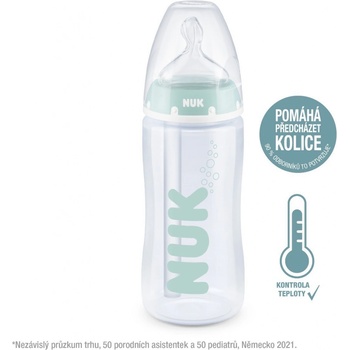 Nuk kojenecká láhev FC Anti colic s kontrolou teploty 300 ml UNI 47825