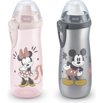NUK Sports Cup Disney láhev Mickey červená 450 ml