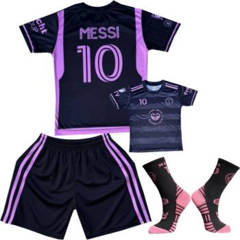 Numberoplus dětský fotbalový dres + fotbalové ponožky FC Inter Miami - Lionel Messi.č10