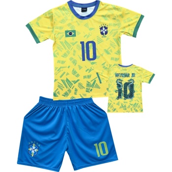Numberoplus dětský fotbalový dres Komplet Neymar JR Dragon Brazil